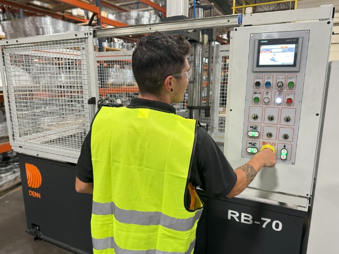 DENN RB-70 trimming-beading-flanging machine