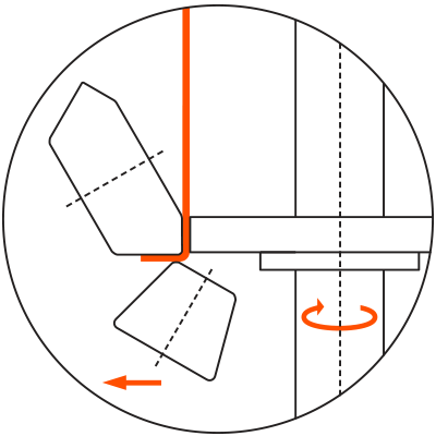 DENN trimming, beading, flanging