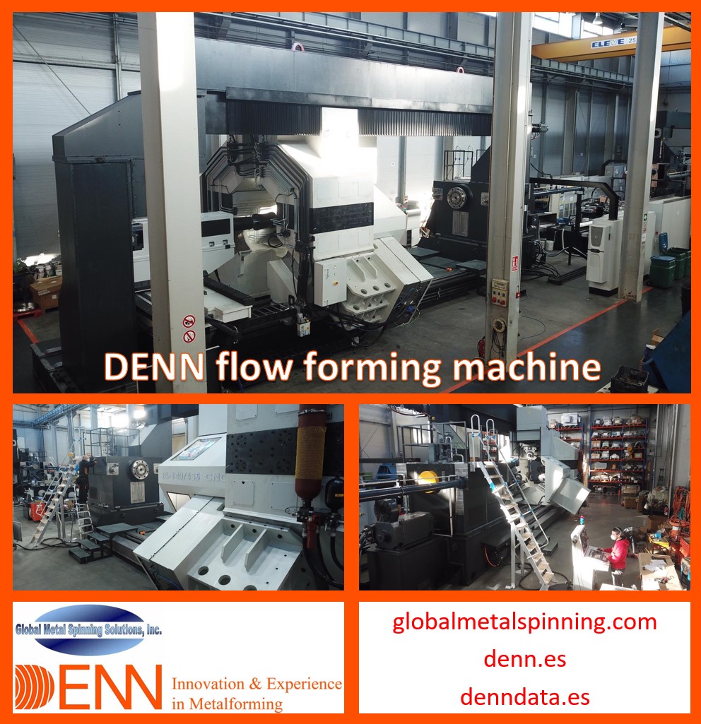 DENN flow forming machine