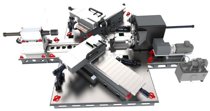 DENN NTR2 metal spinning & shear forming machine