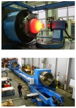 DENN tube necking-in machine